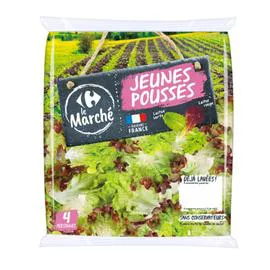 CARREFOUR Salade jeunes pousses 125g