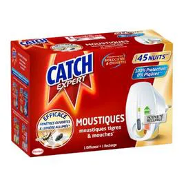 CATCH Diffuseur électrique réglable moustiques et mouches 15g