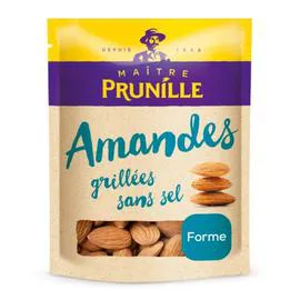 MAÎTRE PRUNILLE Amandes grillées sans sel 400g