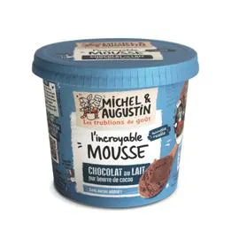 MICHEL & AUGUSTIN Mousse chocolat au lait 245g