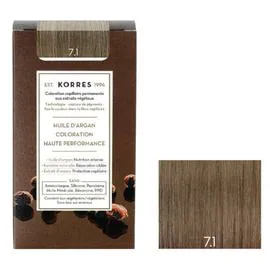 KORRES Coloration blond cendre 7.1 l'unité