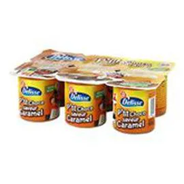 MARQUE REPÈRE, DÉLISSE Desserts lactés Chocolat caramel 6x60g