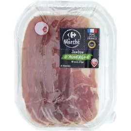 CARREFOUR LE MARCHÉ Jambon sec d'Auvergne sans nitrates 90g