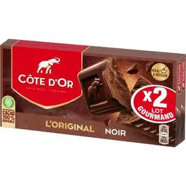 CÔTE D'OR Chocolat Noir extra 2x200g
