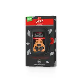 YESTO Coffret Beauté De 10 Masques En Tissu Charbon Détoxifiant l'unité