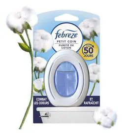 FEBREZE Désodorisant en Continu Petit Coin Pureté de Coton 7,5ml