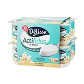 MARQUE REPÈRE, DÉLISSE Actifidus Vanille 12x125g