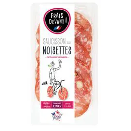 FRAIS DEVANT ! Saucisson aux noisettes 80g