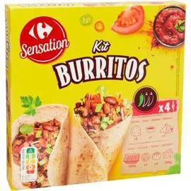 CARREFOUR SENSATION Kit Burritos 510g