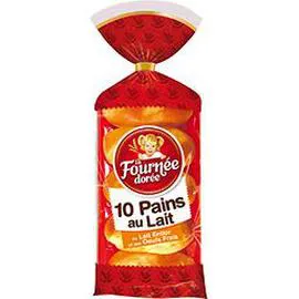 LA FOURNÉE DORÉE Pains au lait Aux oeufs frais - x10 350g
