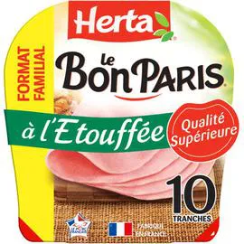 HERTA Jambon à l'étouffée x10
