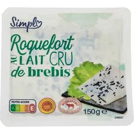 CARREFOUR SIMPL Roquefort AOP 150g