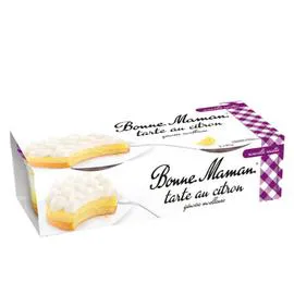 BONNE MAMAN Dessert Tarte au citron 2x90g