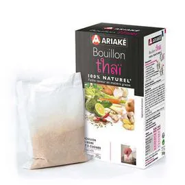 ARIAKÉ Bouillon Thaï, à boire et à cuisiner, 100 % naturel 70g
