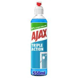 AJAX Vaporisateur nettoyant vitre triple action 550ml