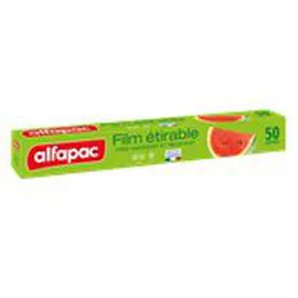 ALFAPAC Film étirable Extensible auto-adhérent 50m