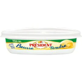 PRÉSIDENT Beurre Demi-sel Tendre 125g
