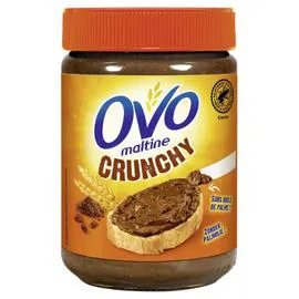 OVOMALTINE Pâte à tartiner au cacao & malt d'orge Crunchy 360g