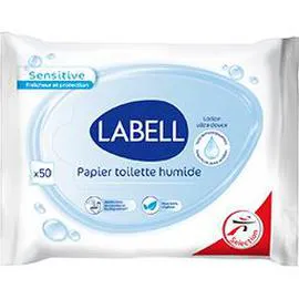 LABELL Papier toilette humide Sensitive x50