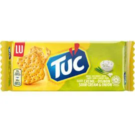 LU, TUC Biscuits apéritifs crackers goût crème oignon 100g
