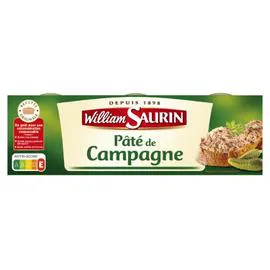 WILLIAM SAURIN Pâté de campagne 234g