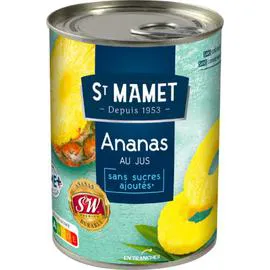 ST MAMET Fruits au sirop ananas tranches 345g