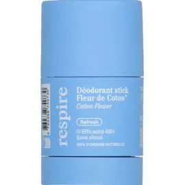RESPIRE Déodorant stick fleur de coton 50g