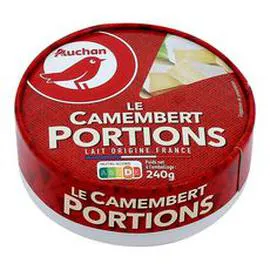 AUCHAN Camembert en portions 240g