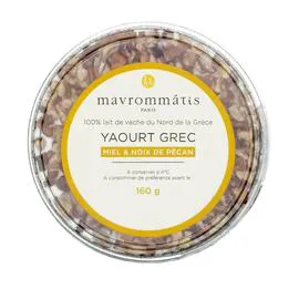 MAVROMMATIS Yaourt grec miel et noix 160g