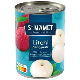 ST MAMET Fruits au sirop lychees dénoyautés 250g