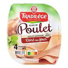 MARQUE REPÈRE, TRADILÈGE Blanc de poulet x4 160g