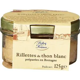 REFLETS DE FRANCE Rillettes de thon blanc 125g