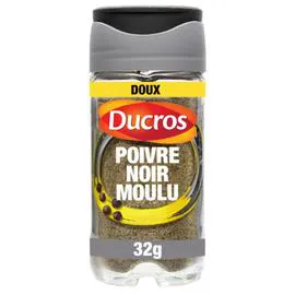 DUCROS Poivre noir moulu doux force 5 32g