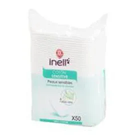 MARQUE REPÈRE, INELL Coton maxi carré Aloé Vera - x50 x50