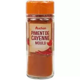 AUCHAN Piment de cayenne moulu 38g