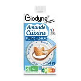 BIODYNE Amande en cuisine 250ml