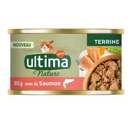 ULTIMA NATURE Aliment pour chat au saumon 85g