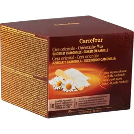 CARREFOUR Cire orientale sucre camomille 250ml