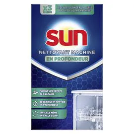 SUN Nettoyant machine en profondeur x3