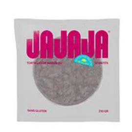 JAJAJA Tortillas de maïs à base de farine de maïs bleu 210g