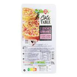 MARQUE REPÈRE, CÔTÉ TABLE Quiche lorraine Coté Table 2x130g