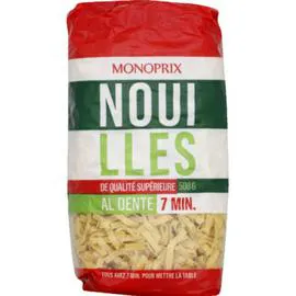 MONOPRIX Nouilles, de qualité supérieure 500g