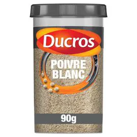 DUCROS Poivre blanc moulu 90g