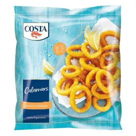 COSTA Anneaux de calamars panure croustillante 400g