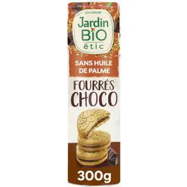 LÉA NATURE, JARDIN BIO ÉTIC Biscuits fourrés chocolat Bio 300g