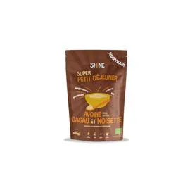 SHINE Petit Déjeuner Avoine Sans Gluten Cacao & Noisette Bio 300g