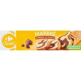 CARREFOUR CLASSIC' Gâteau marbré chocolat 300g