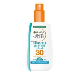 GARNIER, AMBRE SOLAIRE Protection Solaire Refresh Spf30 Invisible Protect 200ml