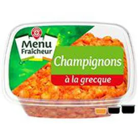 MARQUE REPÈRE, MENU FRAÎCHEUR Champignons A la grecque 300g