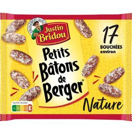 JUSTIN BRIDOU Saucisson petits bâtons de berger 100g